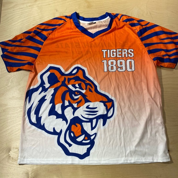 Synergy Imports Tigers 1890 Orange and White Shirt 4XL (OV) - Picture 7 of 13